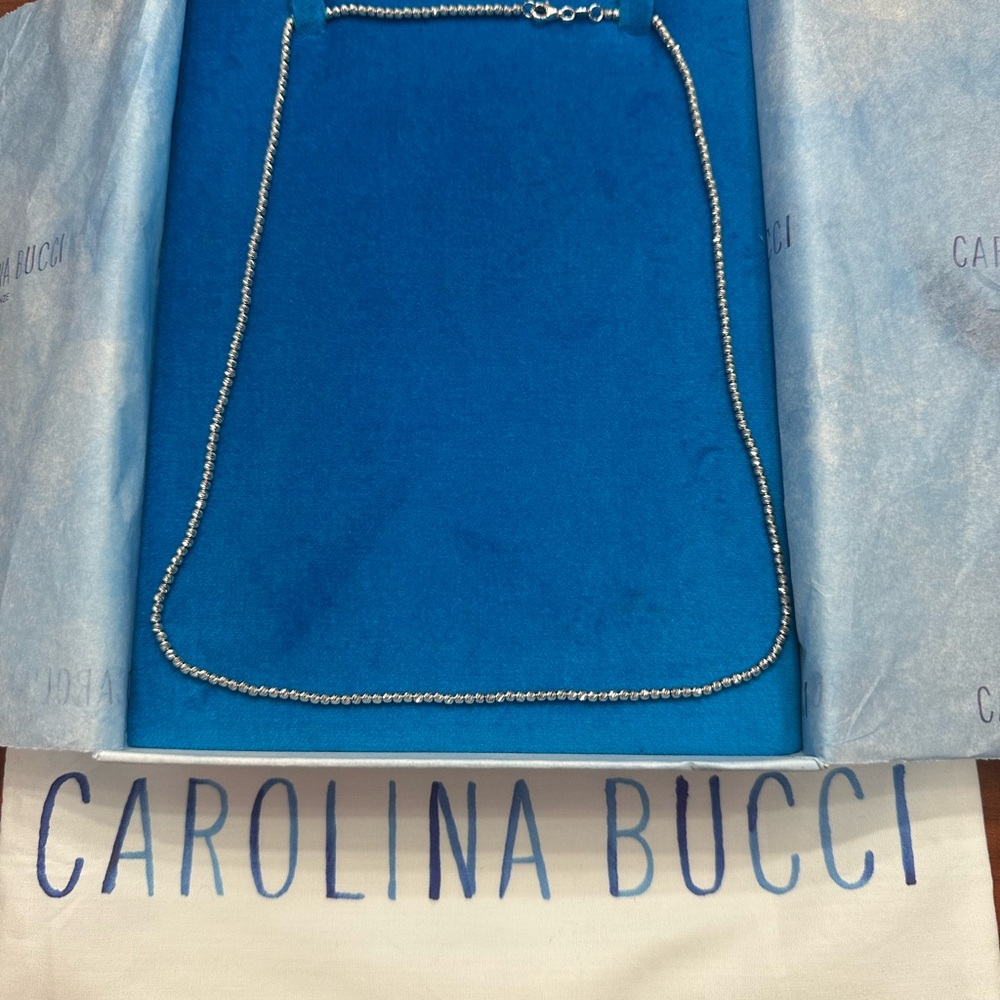Carolina Bucci discoball necklace 55cm